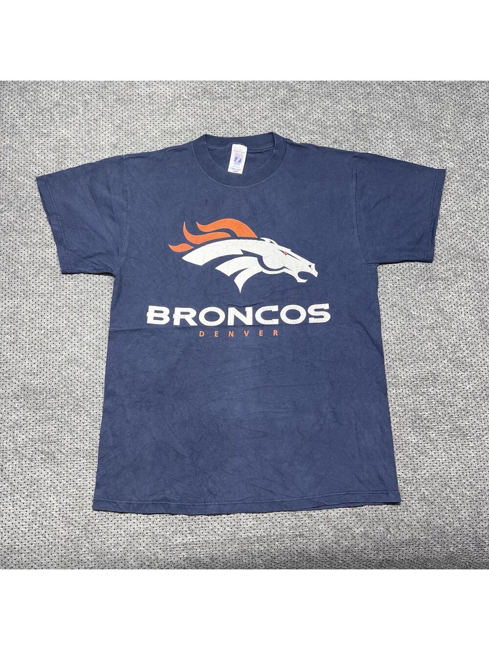 Vintage 90S Denver Broncos National Football League T-Shirt Large LOGO 7 Rare